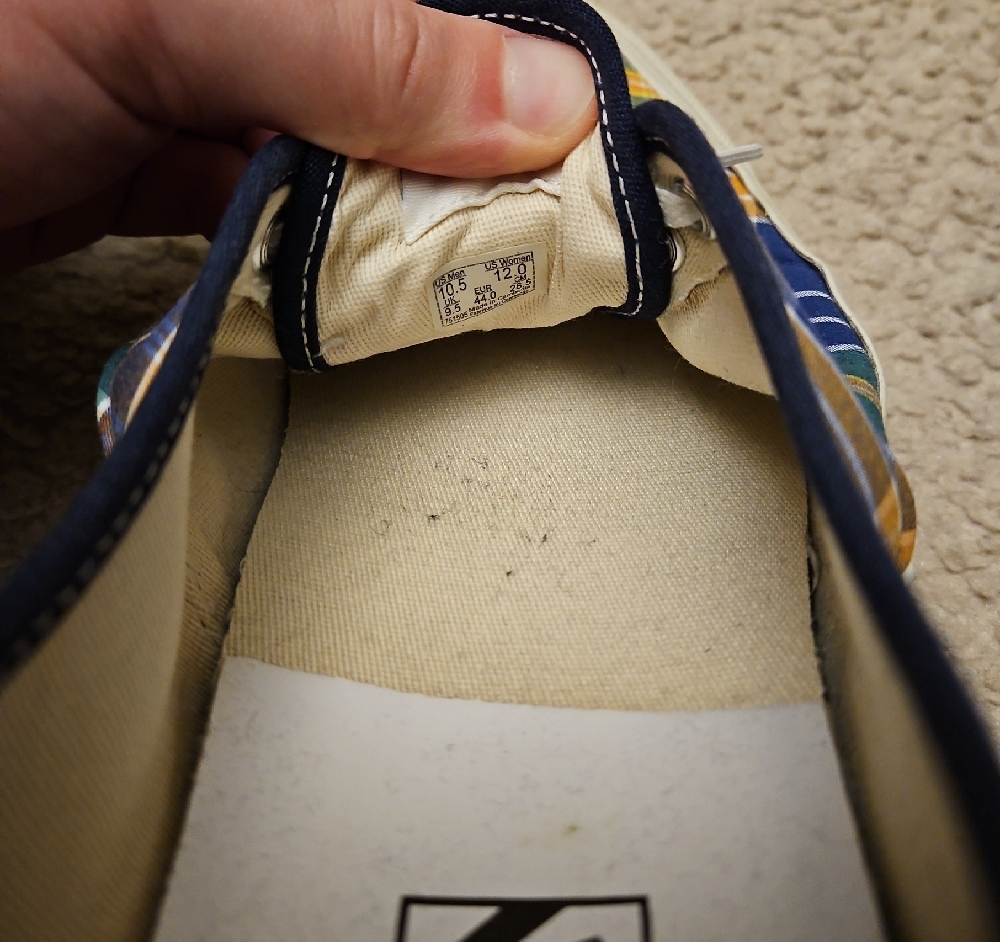 Vans Plaid Men's Sneakers - Picture 6 of 7
